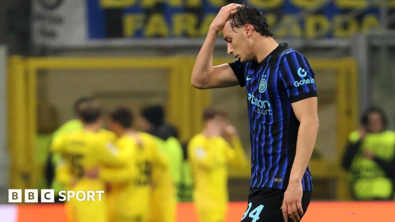 Champions League: Italian clubs on brink of historic Champions top flight embarrassment