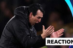 Emery preaches positivity after loss to bottom side Wolves