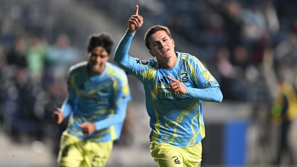 MLS’ Sullivan, 16, gets 1st goals, U.S. record