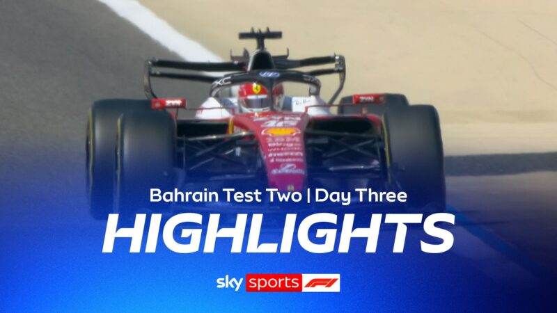 Revealed: Highlights: Leclerc fastest on final morning as Aston Martin reveal battery related issue