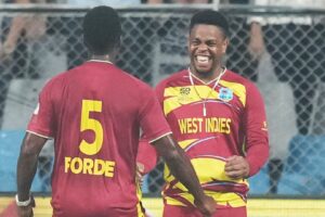 West Indies crush Zimbabwe by 107 runs to start Super 8 stage