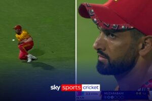 ‘If looks appears likely to kill!’ | Zimbabwe fielder drops same batter TWICE!
