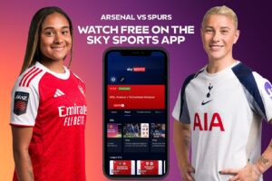 Stream Arsenal vs Tottenham for FREE on the Sky Sports App