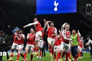 Arsenal set to celebrate St Totteringham’s Day earlier than ever