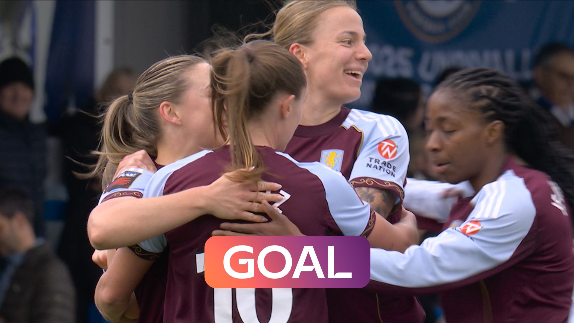 Aston Villa level with Chelsea after thrilling first half