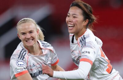 Classy Bayern earn WCL QF first leg advantage over Man Utd