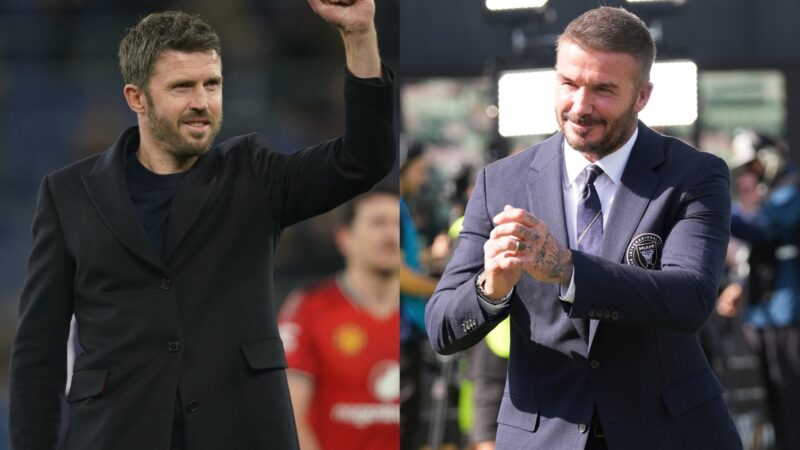 Update: David Beckham backs Michael Carrick: He’s the best manager for Manchester United