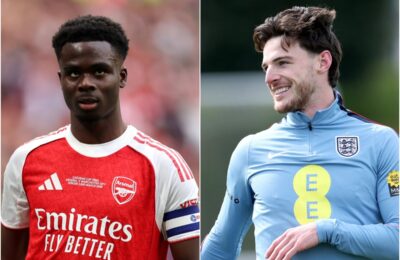 Declan Rice and Bukayo Saka among eight players to leave England camp ahead of Japan game