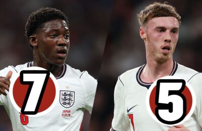 England vs Japan match ratings: Kobbie Mainoo shines, as Cole Palmer struggles