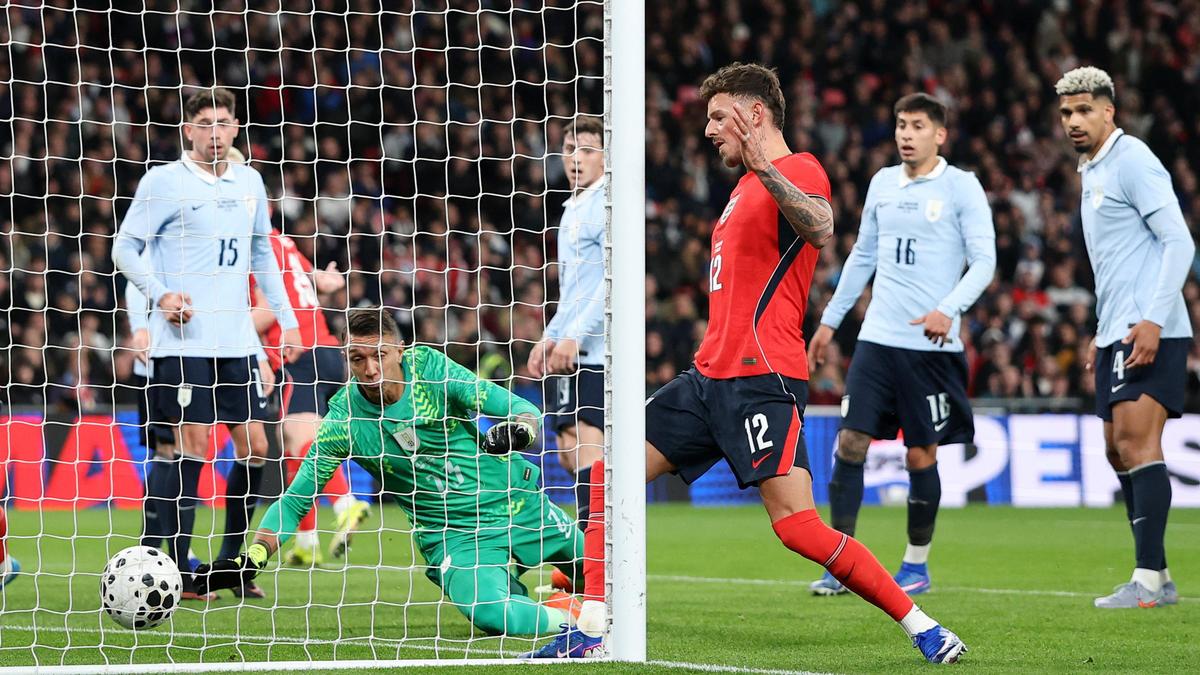 FIFA World Cup 2026 warm ups: Ben White booed by home fans as England draws 1 1 with Uruguay