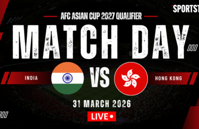 India vs Hong Kong LIVE score, AFC Asian Cup 2027 Qualifiers: Lineups out, Ryan Williams to make debut