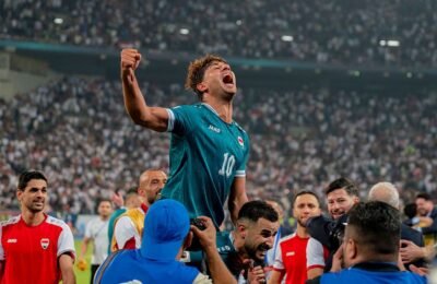 'It’s a chance to put Iraq on a global stage not associated with war and conflict the people are fanatical about football' Former Manchester United assistant aiming for World Cup glory