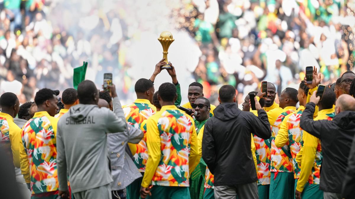 Lap of honour, a Youssou Ndour concert: How Senegal paraded AFCON trophy despite being stripped of title
