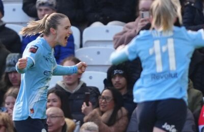 Man City thrash Man Utd in derby to edge closer to WSL title