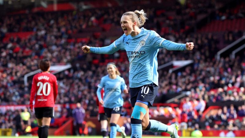 Explained: Manchester City closes on WSL title with 3-0 derby win; Arsenal downs Spurs