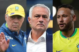 Mourinho slams Carlo Ancelotti for leaving Neymar out of Brazil’s squad, comparing him to Messi and CR7