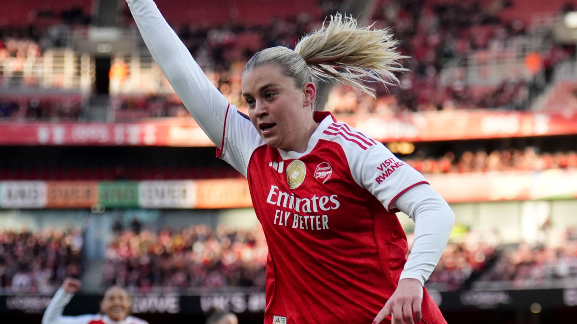 Quickfire Russo hat trick sees off Spurs as Arsenal stay in WSL title race