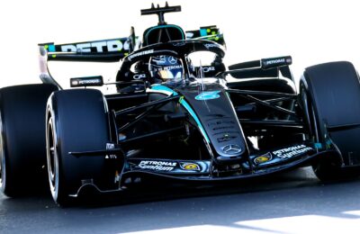 Russell just fastest in first Japan practice as McLaren show promise too