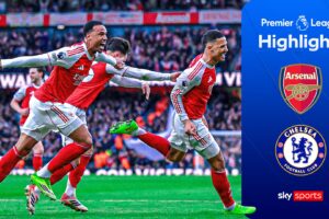 Premier League: Corner frenzy! Arsenal restore five-point gap at the top with win over 10-man Chelsea