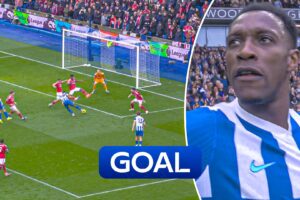 ‘Astonishing!’ | Welbeck strike sees Brighton back into the lead!