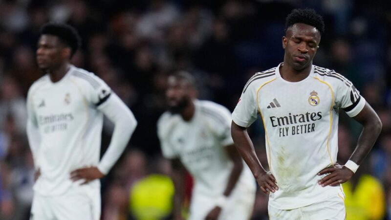 Real stunned by Getafe in LaLiga league title race blow as Mbappe remains injured