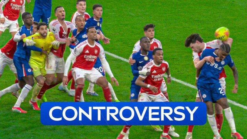 Breaking: Penalty or not? Ball strikes Rice’s arm before Raya wonder save!