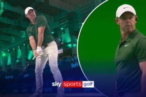 ‘OH MY GOSH!’ | Rory hits longest drive in TGL History