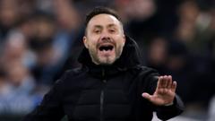 Spurs want De Zerbi to be new permanent boss