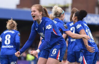 WSL: Nusken strike puts Chelsea 4 3 ahead vs Villa LIVE! & highlights