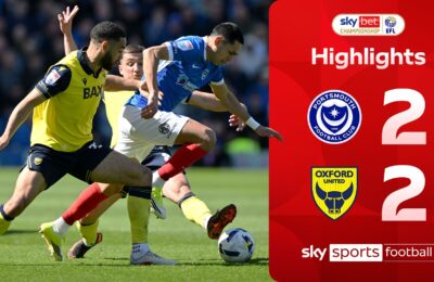 10 man Pompey FIGHT BACK for point against U's!