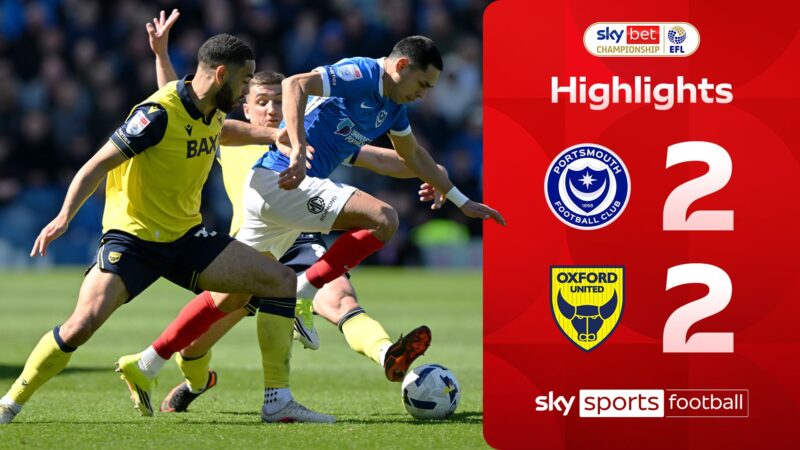10-man Pompey FIGHT BACK for point against U’s!