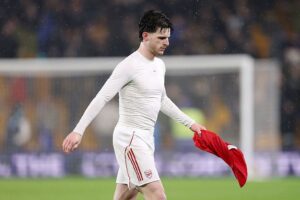 Arsenal provide worrying Declan Rice hint with huge Manchester City game on the horizon