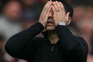 Arteta: Arsenal defeat a ‘big punch in the face’