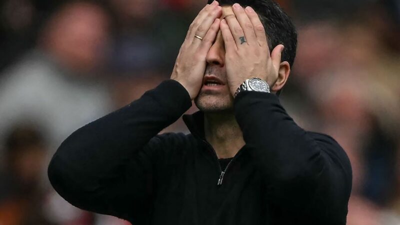 Arteta: Arsenal defeat a ‘big punch in the face’