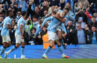 At a crucial stage in the season, Man City take control of the title race over Arsenal