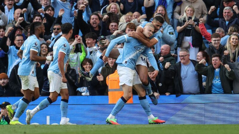 At a crucial stage in the season, Man City take control of the title race over Arsenal