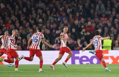 Atletico Madrid evoke spirit of old as two mad minutes leave Barcelona reeling