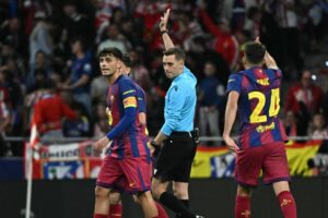Explained: Barcelona refiles complaint to UEFA over handball decision from UCL quarterfinal vs Atletico Madrid