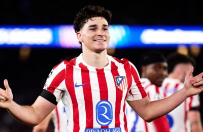 Brilliant Alvarez inspires Atletico to big Champions League win at Barcelona