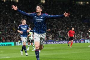 Explained: Champions League: Havertz’s stoppage-time winner gives Arsenal a slender lead in quarterfinals