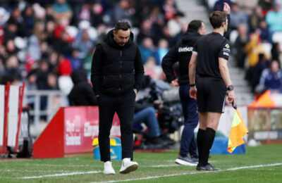 De Zerbi has nightmare Tottenham debut with first defeat