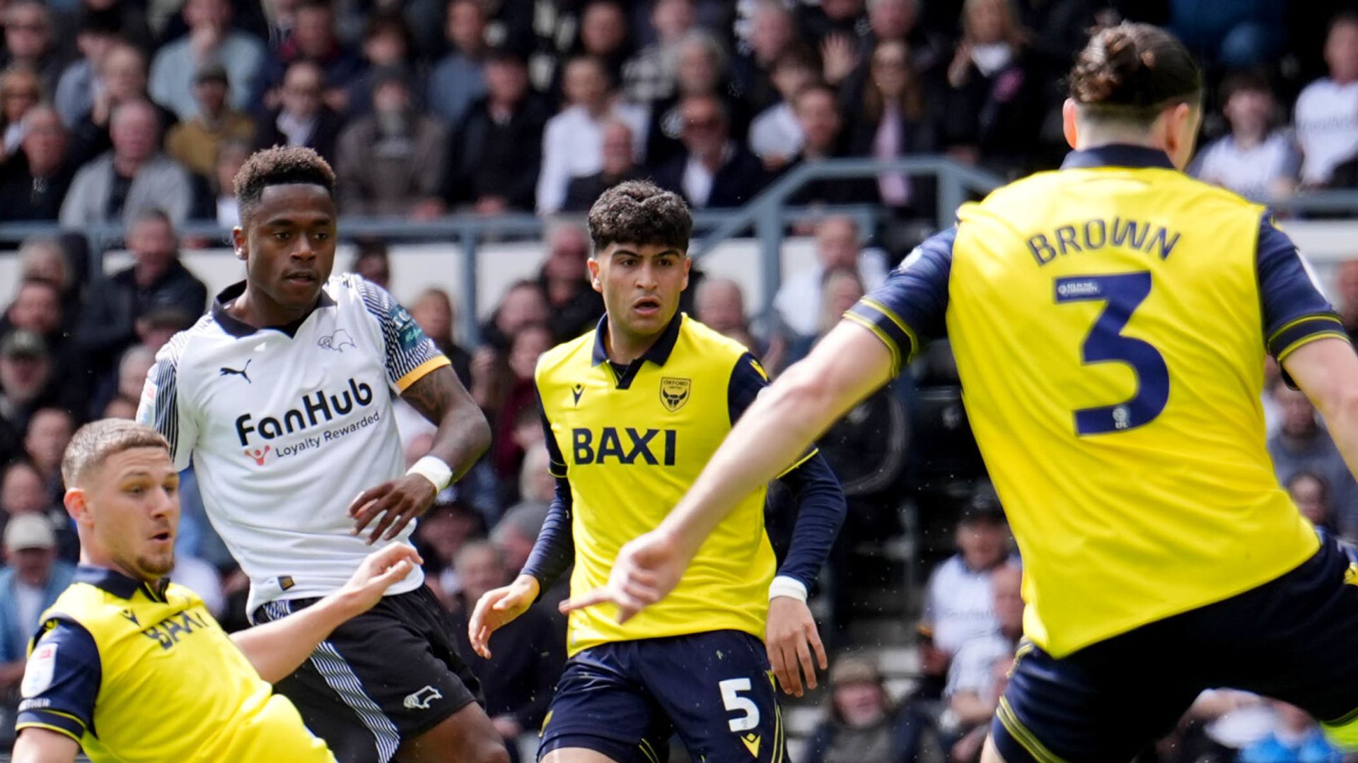 Derby see off Oxford to keep play off hopes alive
