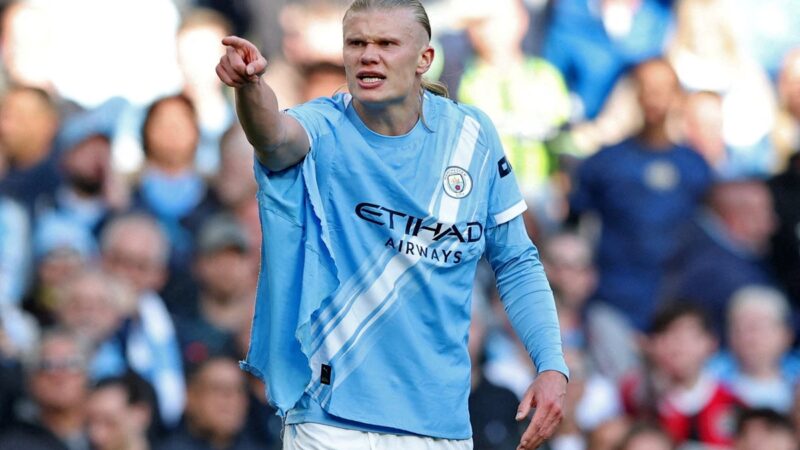 Erling Haaland taunts Arsenal after Man City’s crucial title race win
