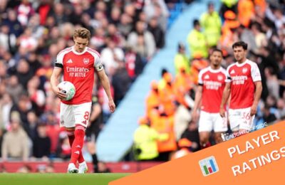 Etihad heartbreak: Arsenal player ratings as title race swings to City