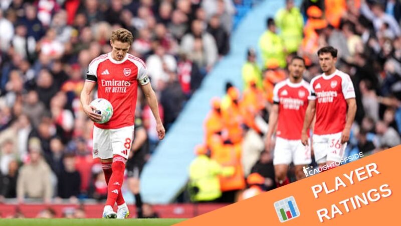 Etihad heartbreak: Arsenal player ratings as title race swings to City