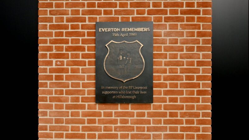 Everton honour Hillsborough disaster victims with permanent memorial at new stadium