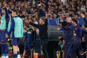 Flick furious over bizarre ‘clear red’ in Barça loss