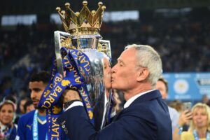 ‘For me it was a quiet evening at home with my colleagues, but it was beautiful. It was the crowning moment of an unimaginable, perfect season’ Claudio Ranieri on the night Leicester clinched the title