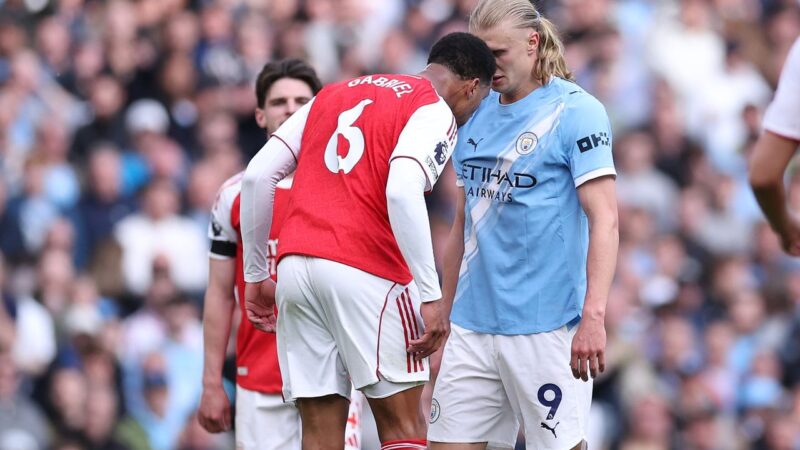 ‘Gabriel should be thanking me for staying on my feet’ Erling Haaland continues war of words with Arsenal defender