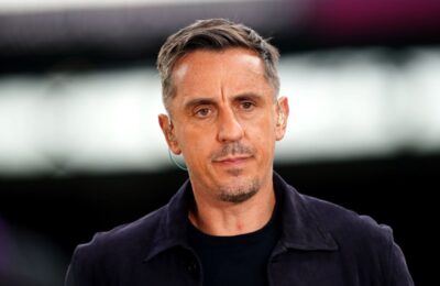 Gary Neville and wife abused in street by man with ‘very aggressive dog’